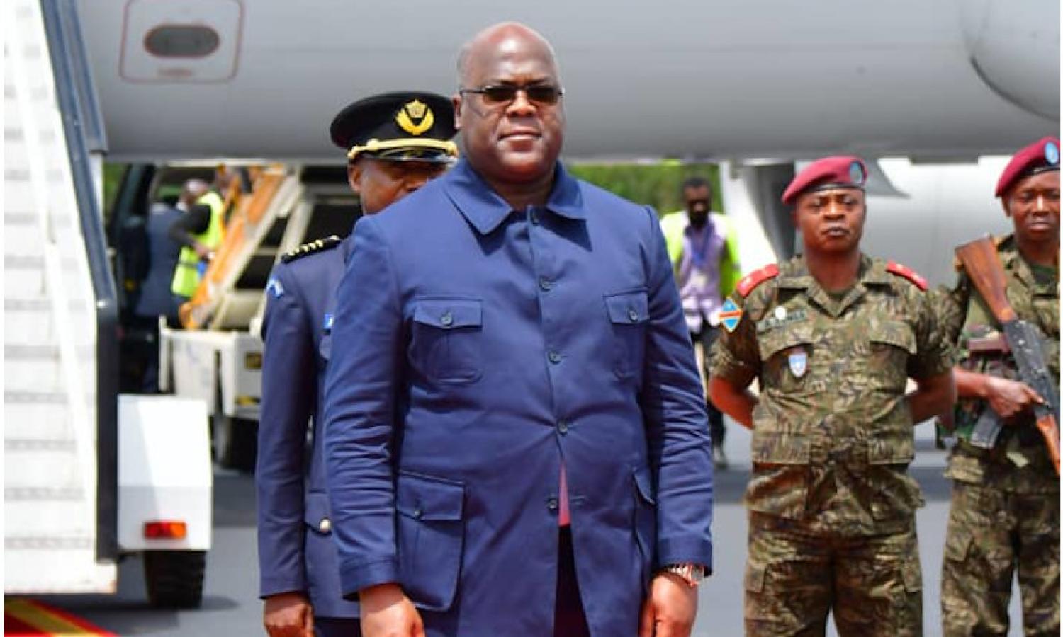 Arrivé de Félix Tshisekedi à Lubumbashi 