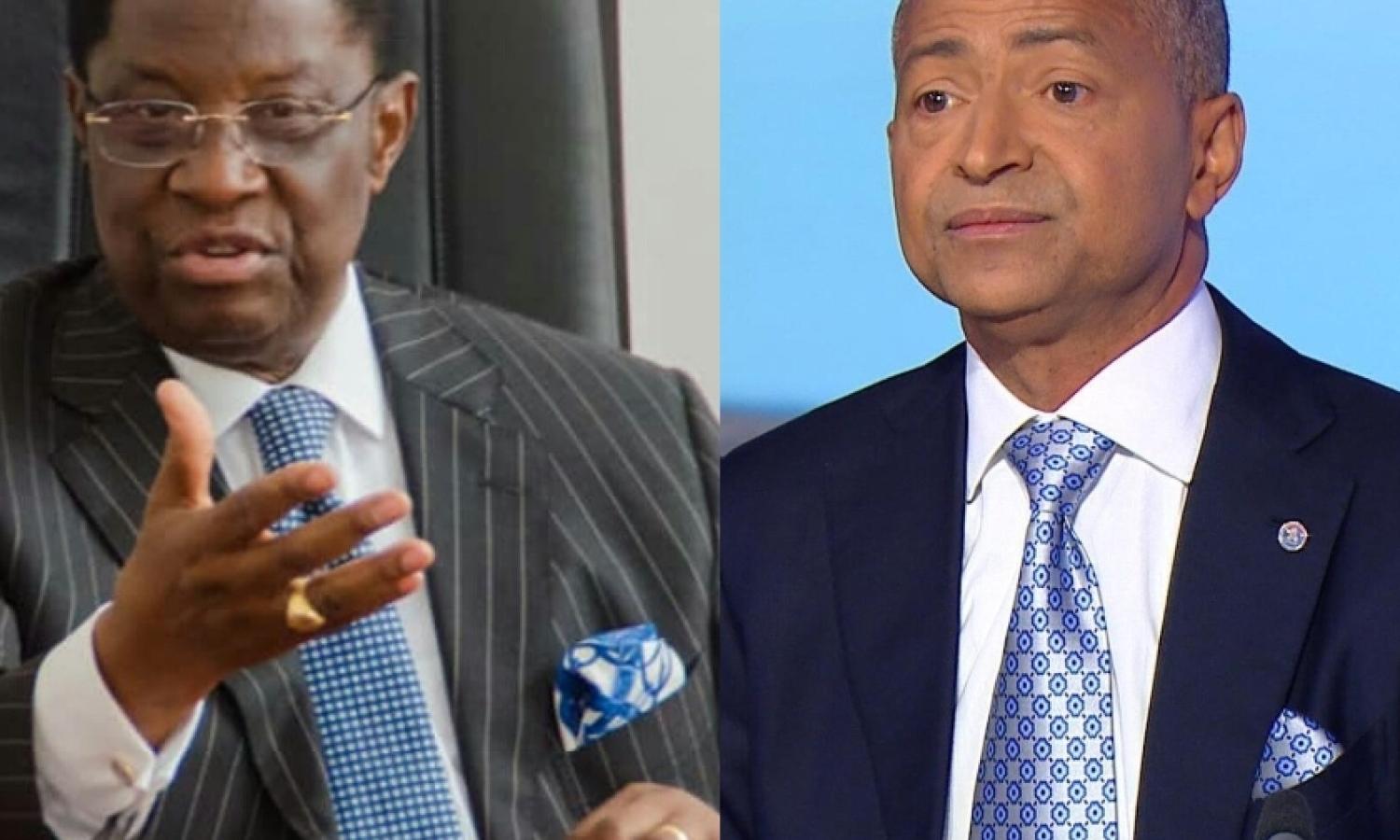 Alexis Tambwe et Moïse Katumbi 