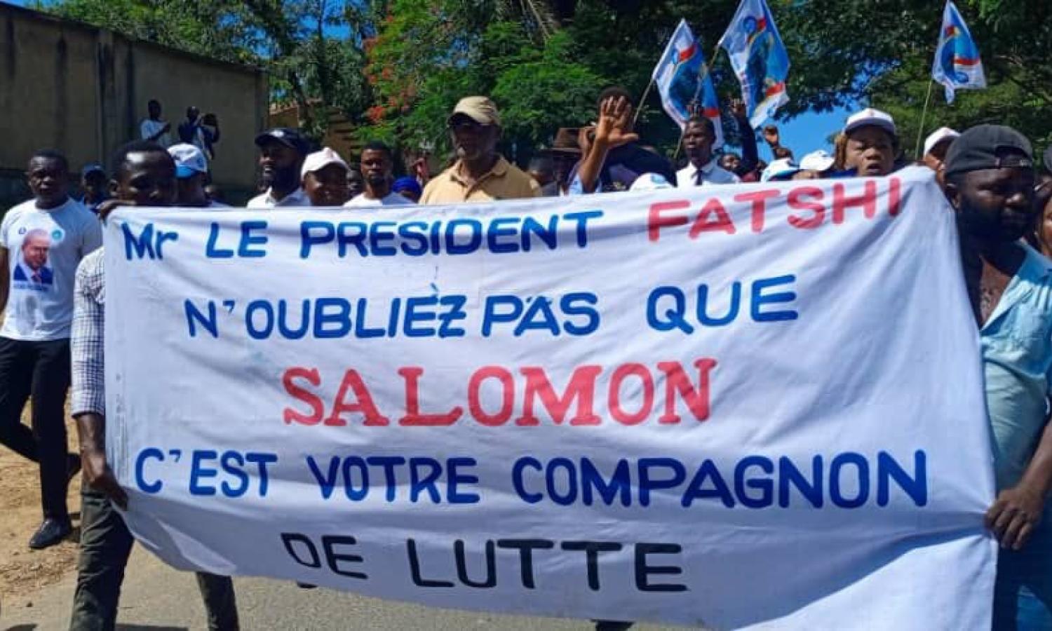 Les militants d'Ensemble et les forces vives ce matin à kindu