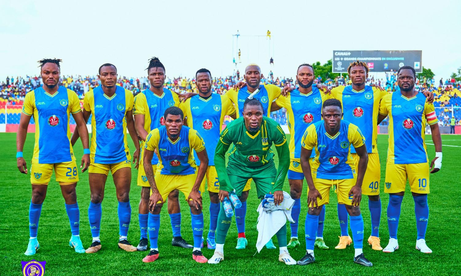 Les joueurs du FC Saint-Eloi Lupopo 