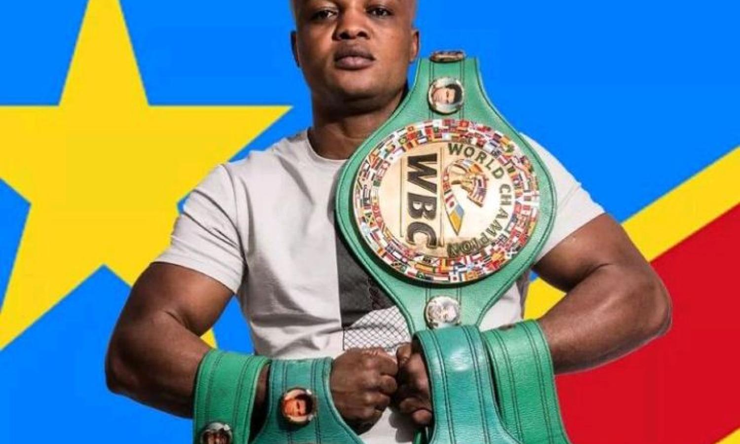 Le boxeur congolais Junior Makabu