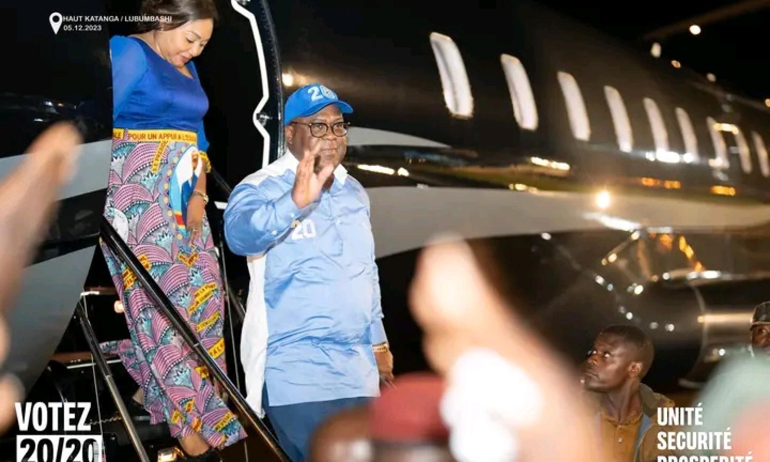 Félix Tshisekedi dans le Haut Katanga