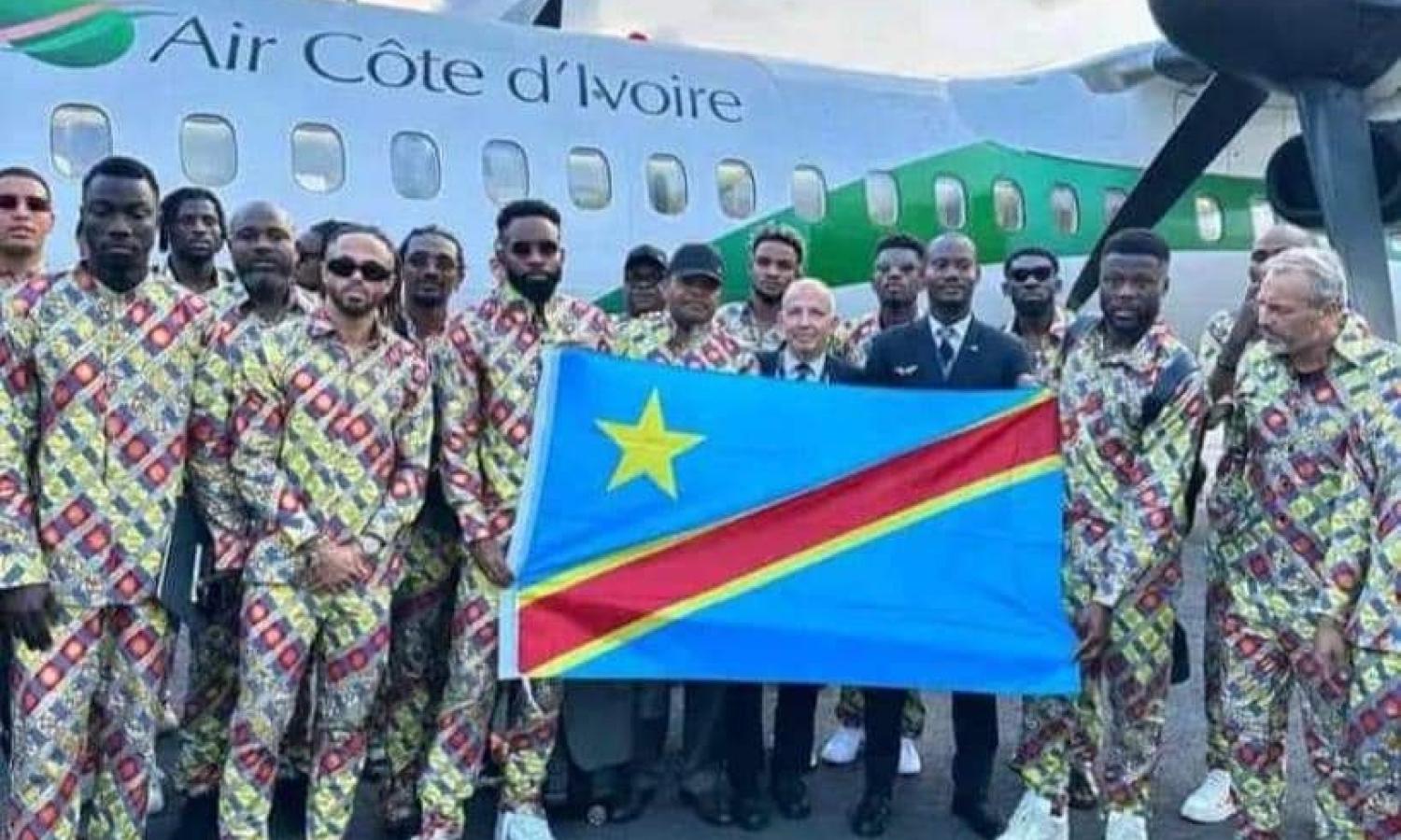 Arrivée des Léopards en Côte d'Ivoire 