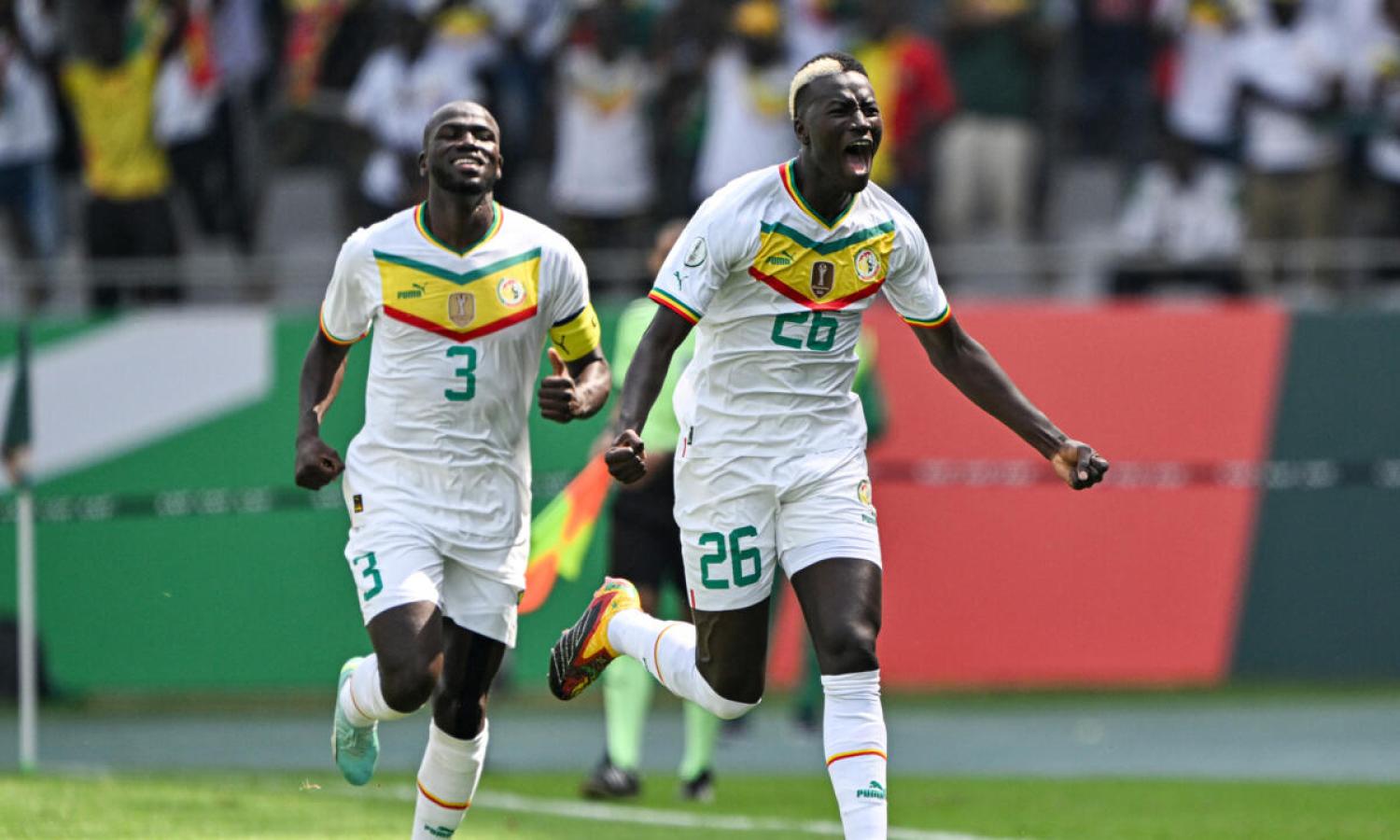 Les joueurs du Sénégal 