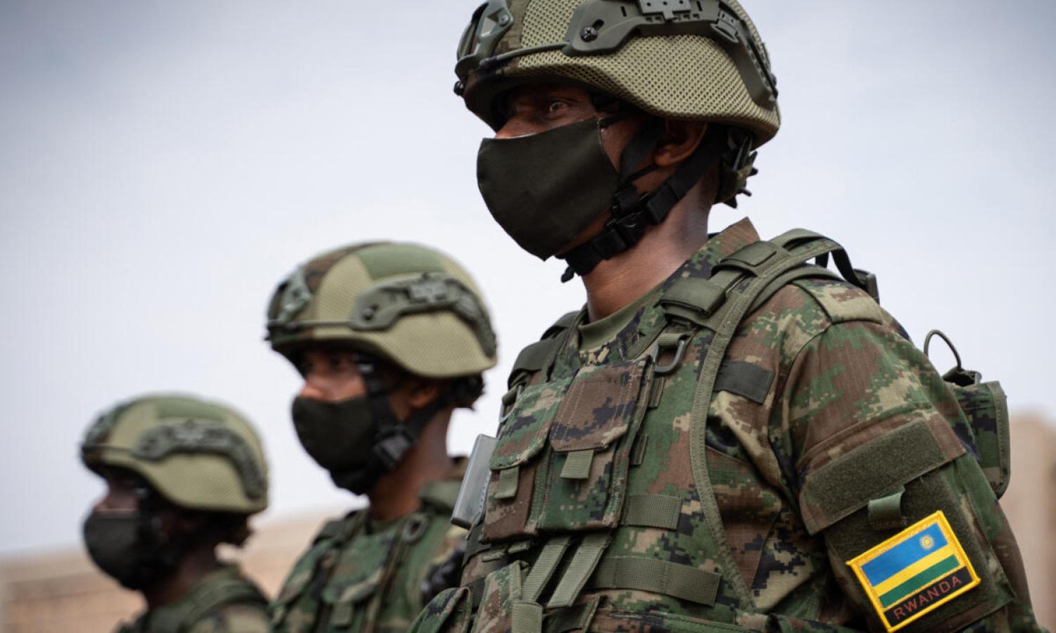 Les militaires rwandais 