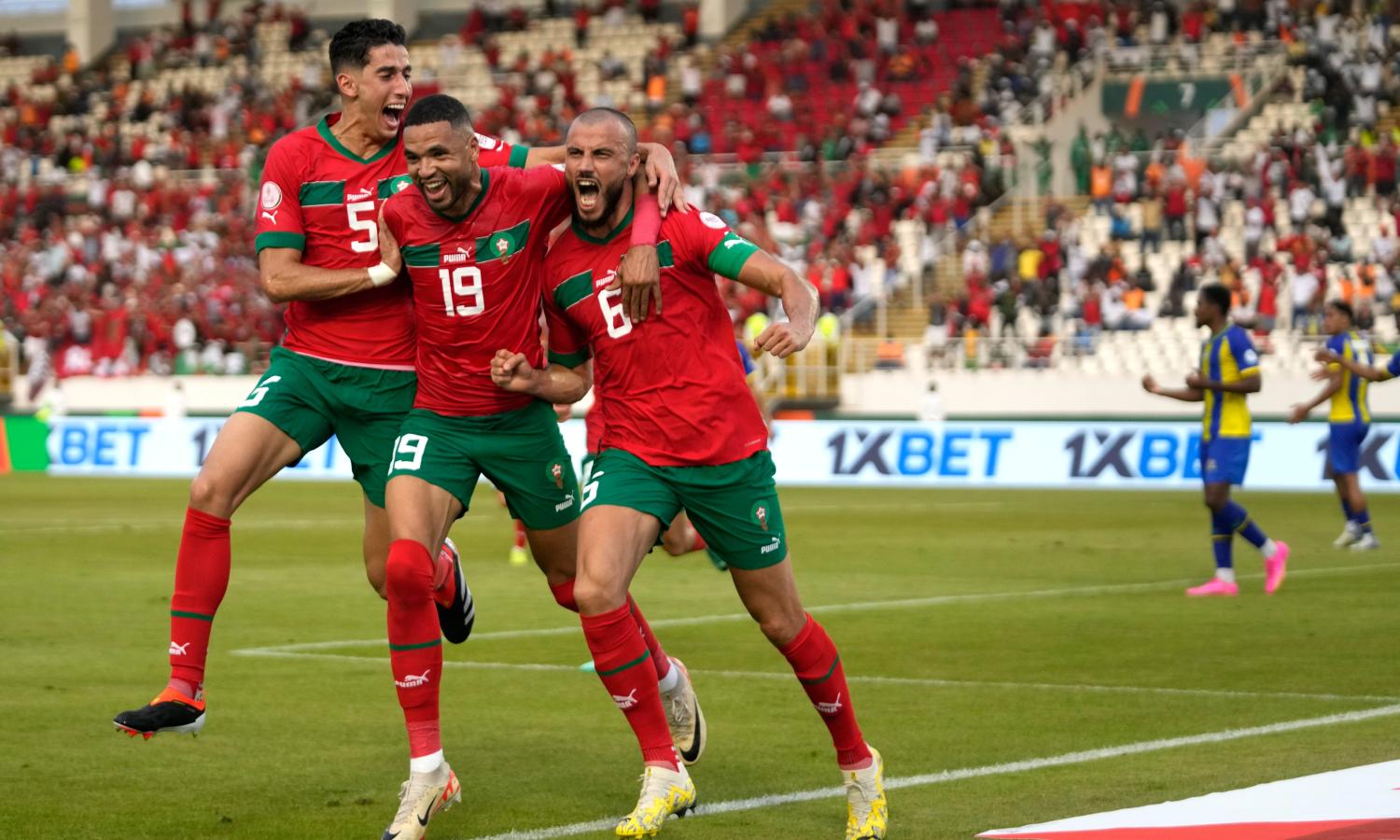 Les joueurs marocains 