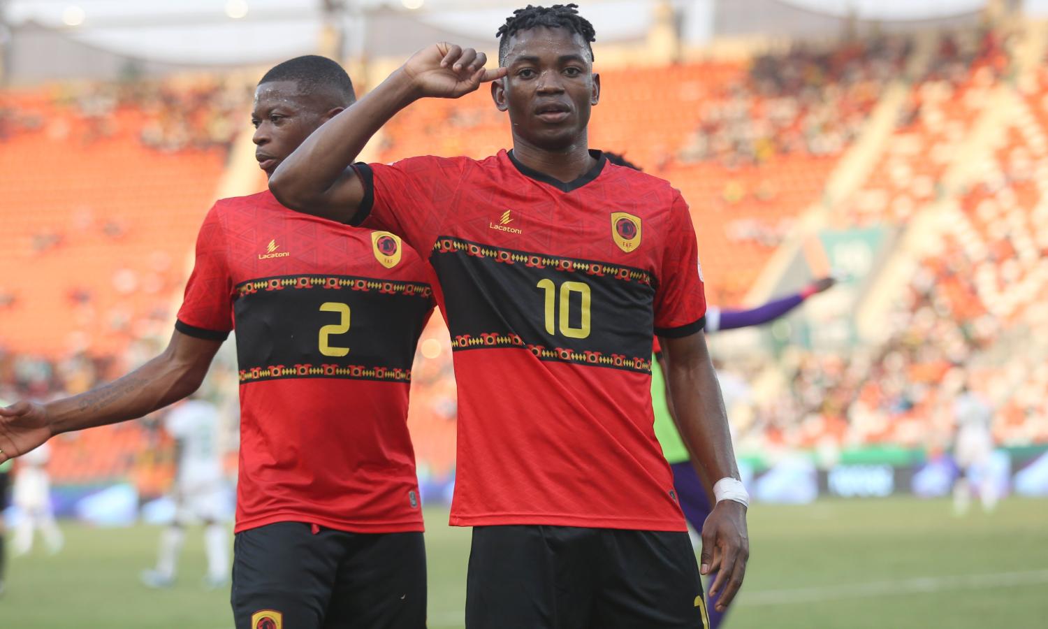 Les joueurs Angolais 