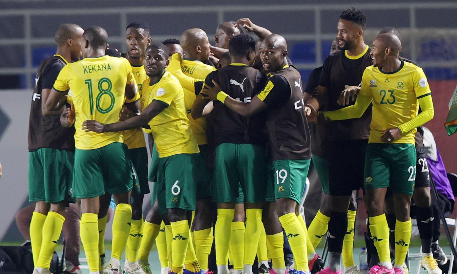 Les joueurs Sud Africains 