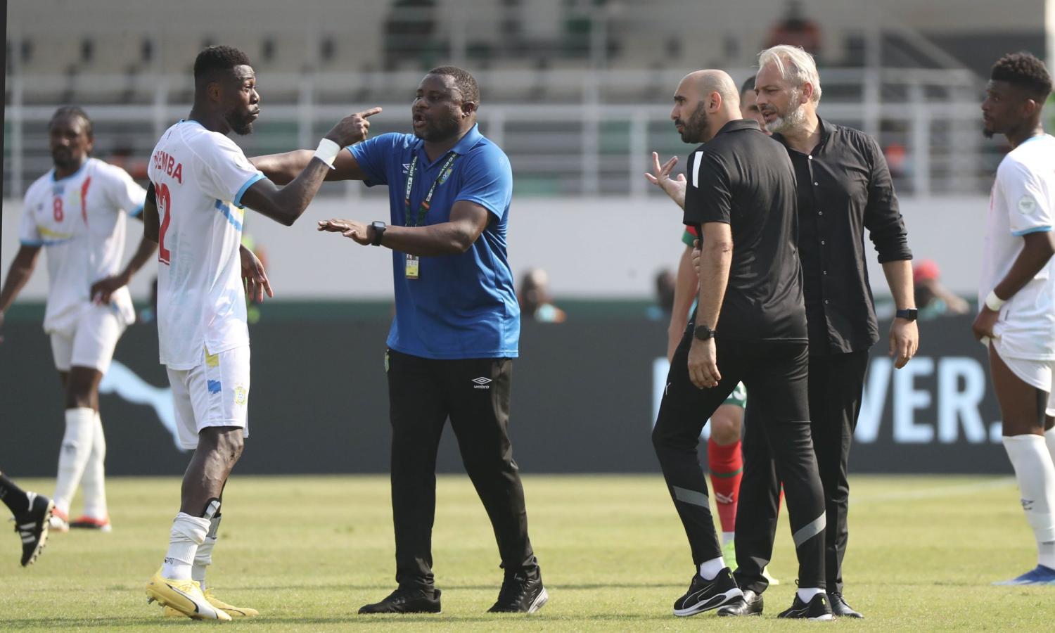 Altercation après match RDC vs Maroc 