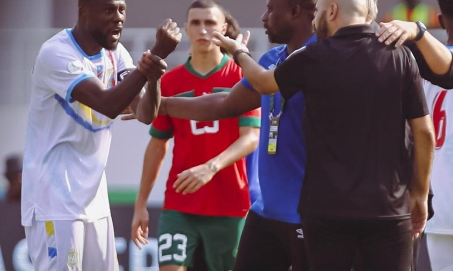 Altercation survenue à la fin du match 