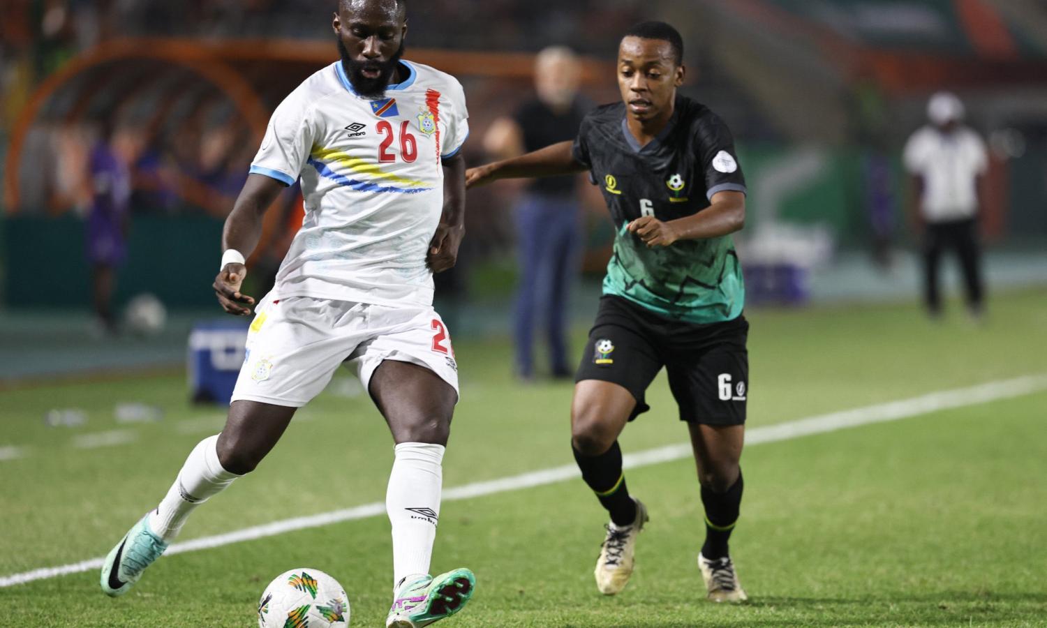 Arthur Masuaku lors du match contre la Tanzanie 