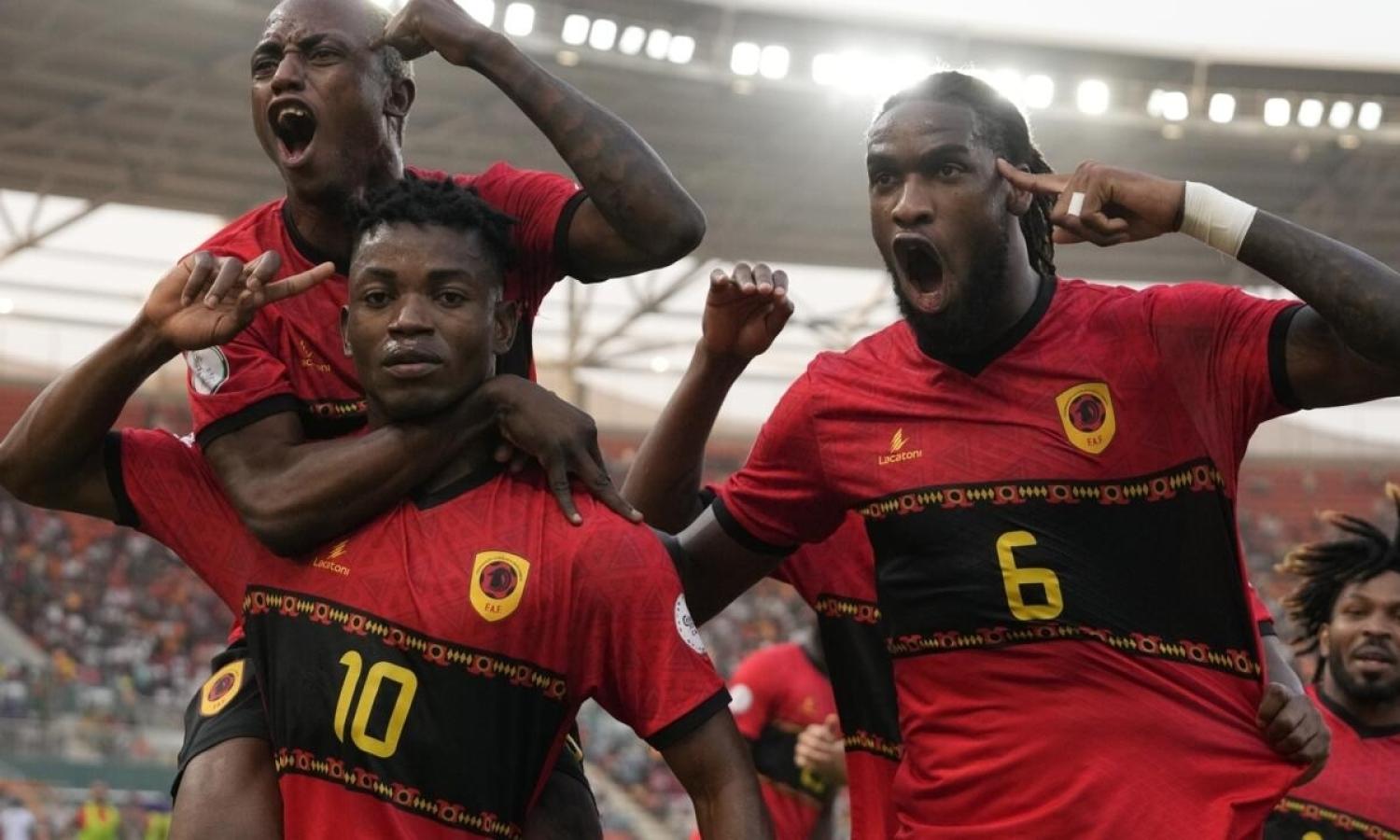 Les joueurs Angolais 
