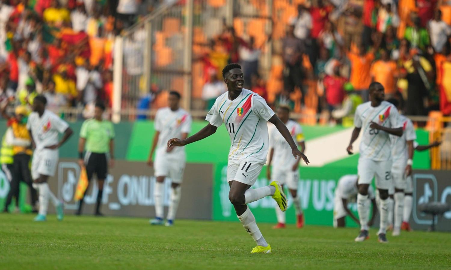Les joueurs de la Guinée Conakry 