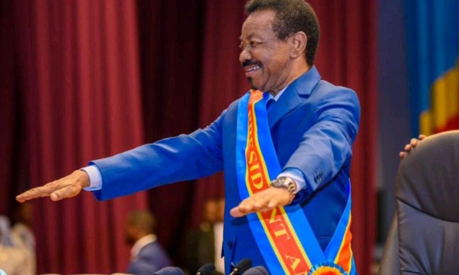 Christophe Mboso N'kodia, président provisoire de l'Assemblée Nationale
