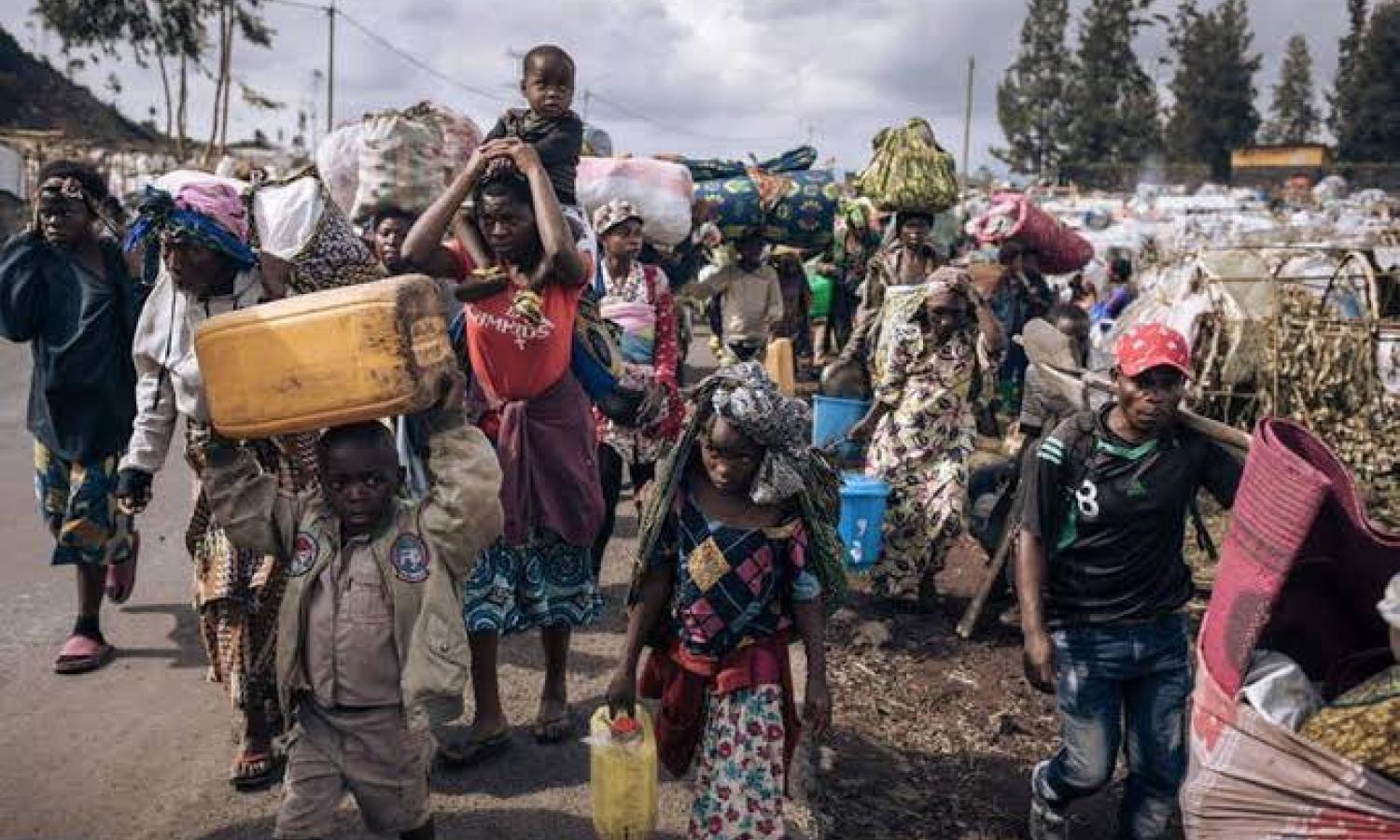 Les déplacés de guerre à l'Est de la RDC 