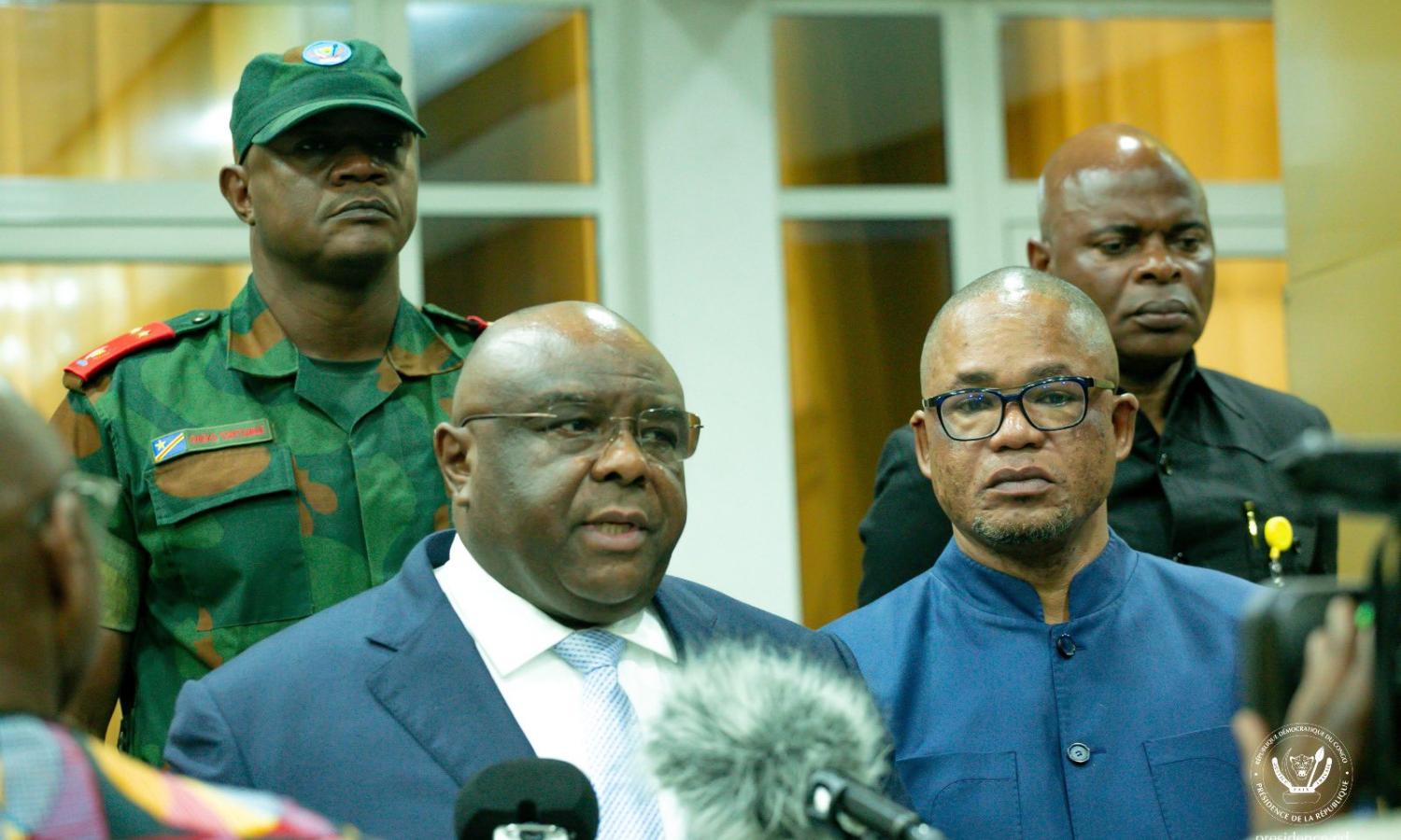 Jean-Pierre Bemba au sortir du Conseil Supérieur de la défense 