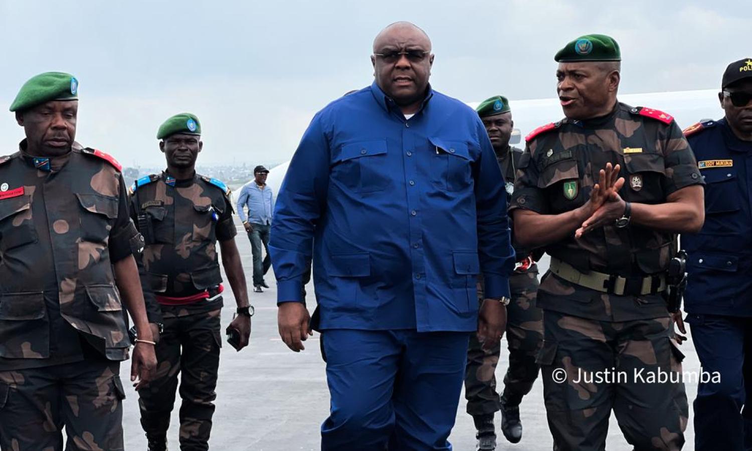 Jean-Pierre Bemba à Goma ce 9 février 