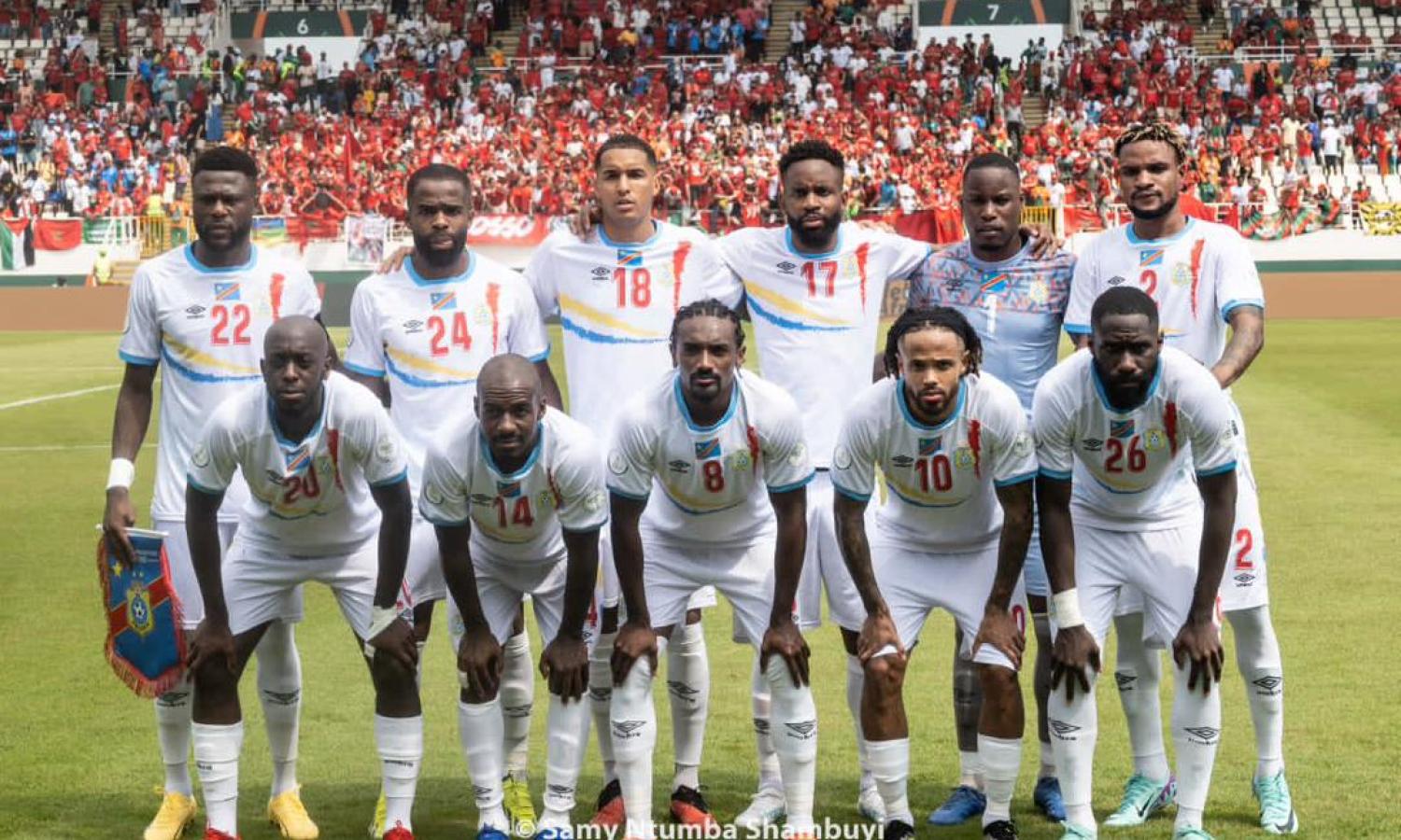 Les Léopards lors de la CAN Côte d'Ivoire 2023 
