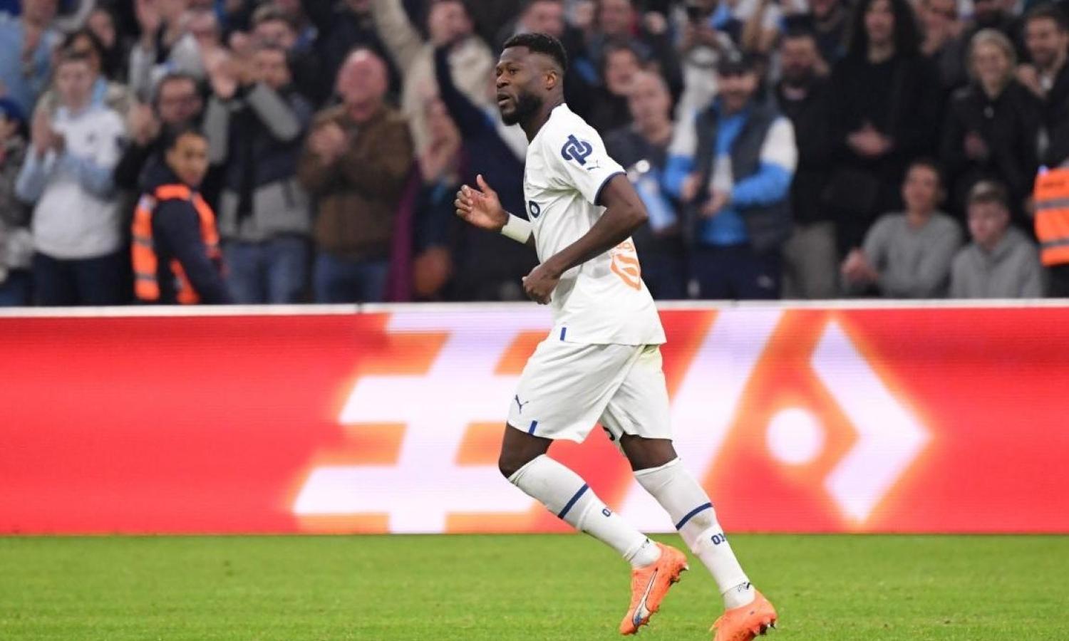 Chancel Mbemba lors d'un match avec Marseille 