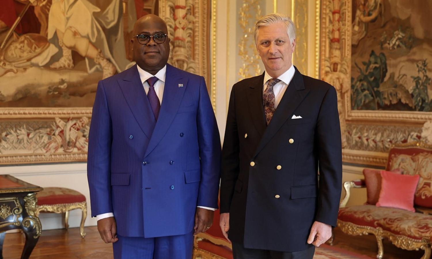 Félix Tshisekedi et le Roi Philippe 