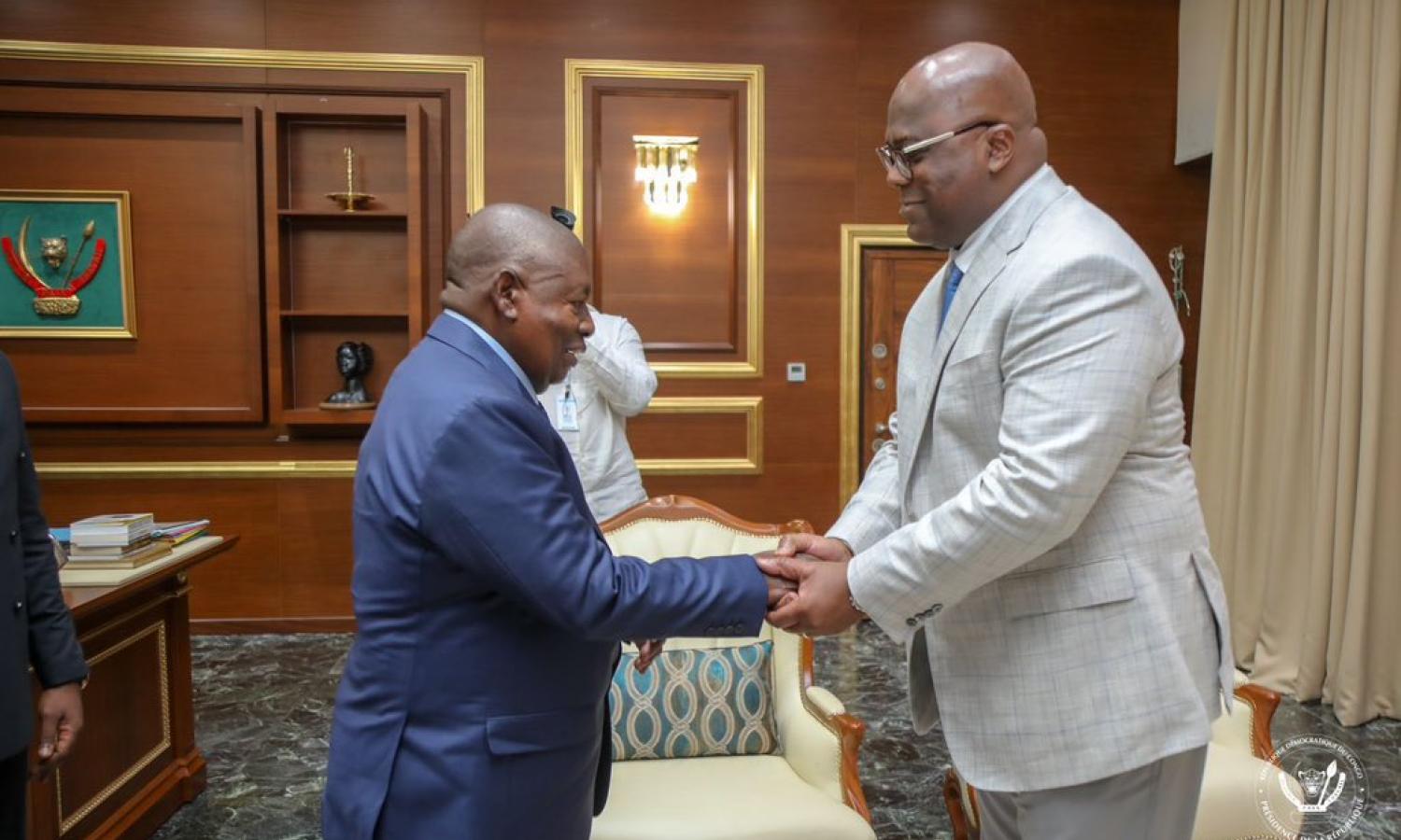 Félix Tshisekedi et Simon Kimbangu Kiangani 
