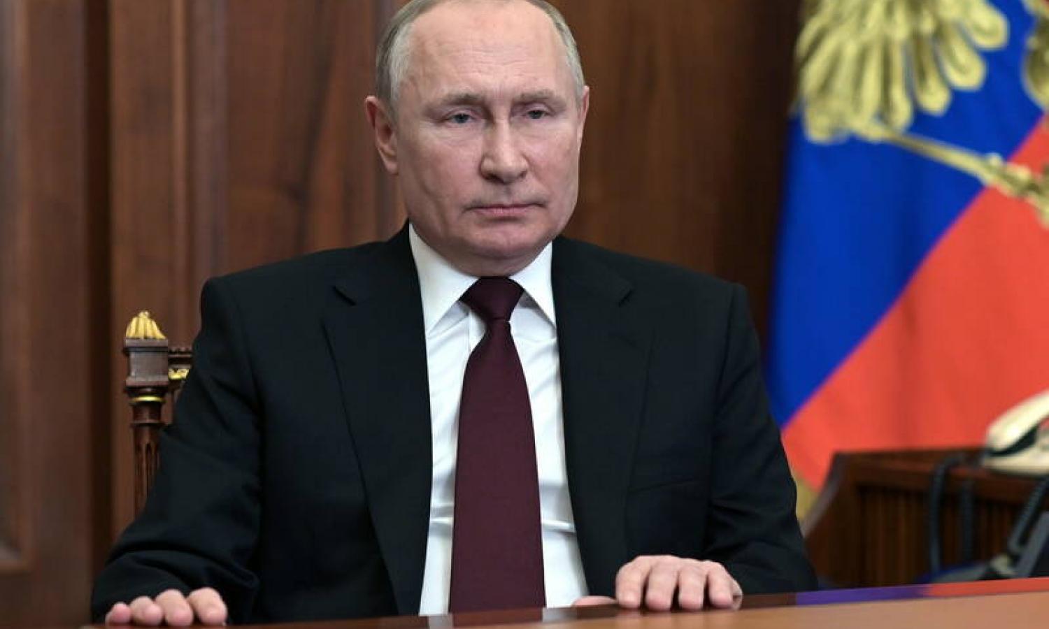 Poutine annonce la guerre en Ukraine