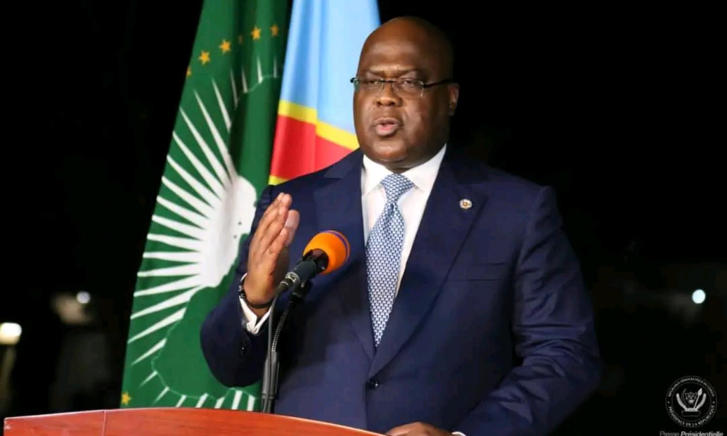 Le Président de la RDC Félix Tshisekedi 