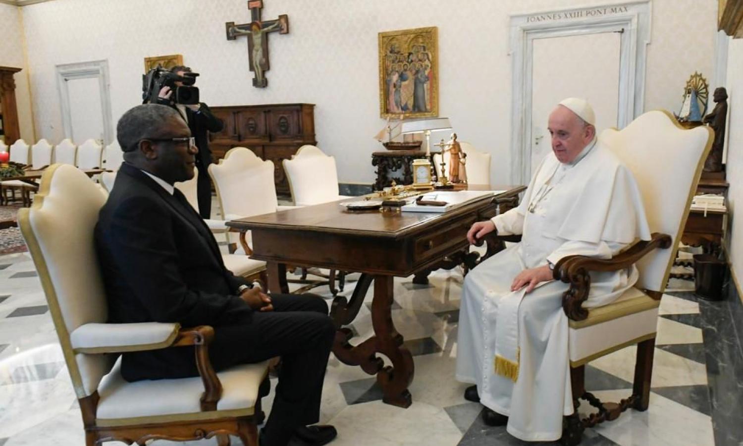 Le Pape François reçoit Denis Mukwege au Vatican 