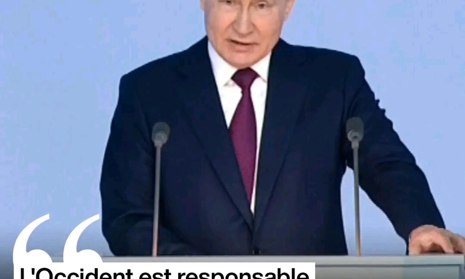Le président russe Vladimir Poutine